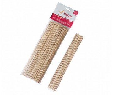 PQ. 100 PINCHOS MADERA BAMBOO 200MM