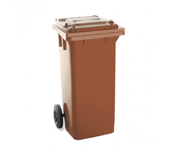 BASURERO 120 LTS  MARRON
