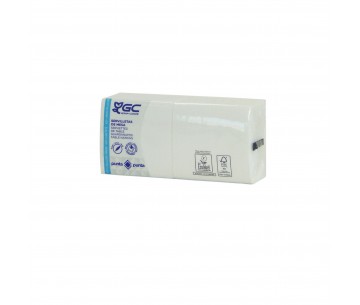 PQ. 100 SERVILLETA 20X20 2C PP BLANCA