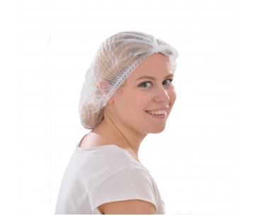 PQ. 100 GORRO ACORDEON PP 2 GOMAS BLANCO