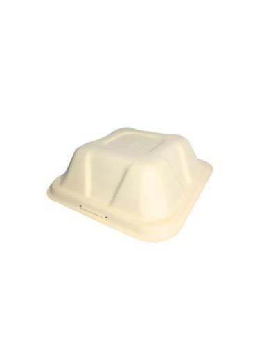 PQ. 50 PORTAHAMBURGER FIBRA BIO 14CM IP6