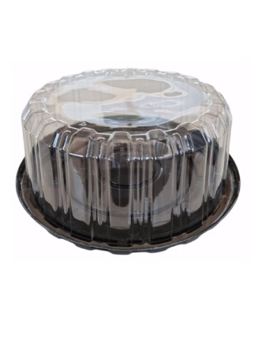 CJ.180 BASE TARTA Ø215X20 PET NEGRO
