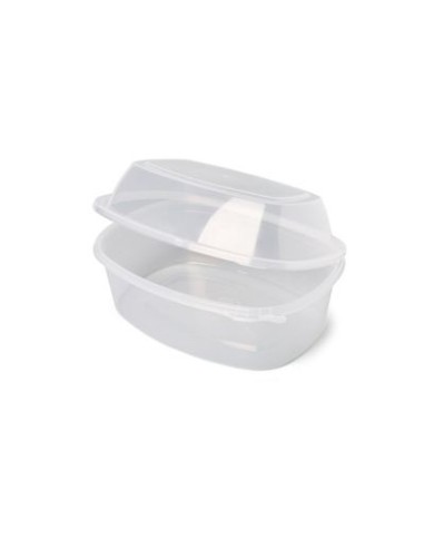 CJ. 180 ENVASE BISAGRA PP MICRO/SEG 2500CC CUPULA