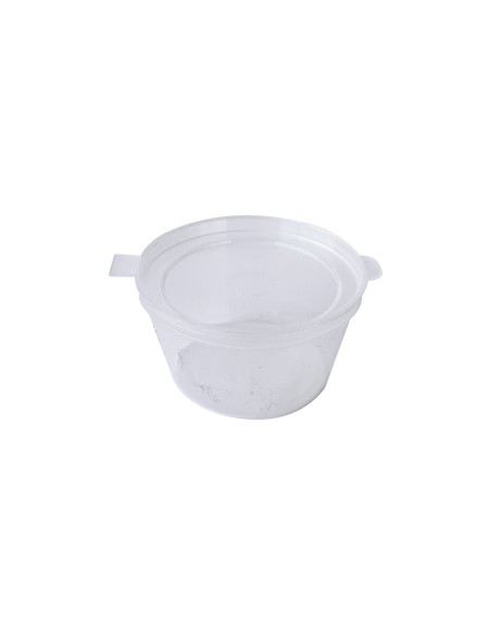 PQ.50 TARRINA PP REDONDA BISAGRA 30CC MICRO