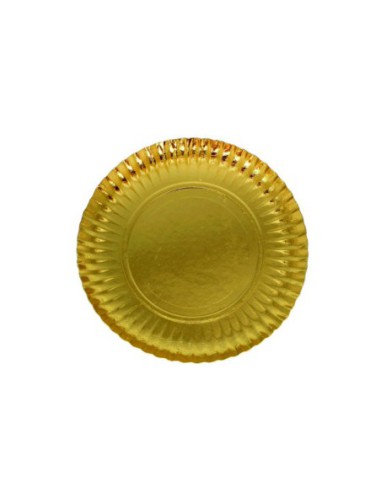 PQ.50 PLATOS CARTON "ORO" 32CMS