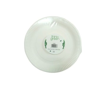 PQ. 10 PLATO DE CARTON 23 CMS
