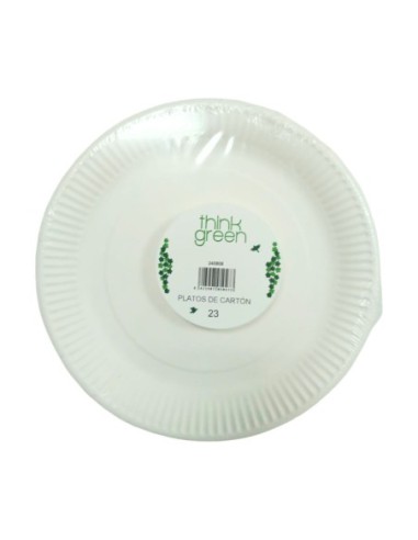 PQ. 10 PLATO DE CARTON 23 CMS