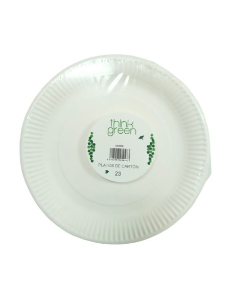 PQ. 10 PLATO DE CARTON 23 CMS