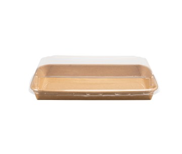 PQ.25 ENVASE SUSHI KRAFT + TAPA 221X138X23
