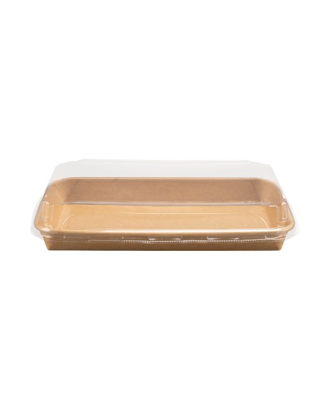 PQ.25 ENVASE SUSHI KRAFT + TAPA 221X138X23